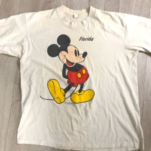 Vintage Single Stitch Mickey Mouse Florida Tee XL